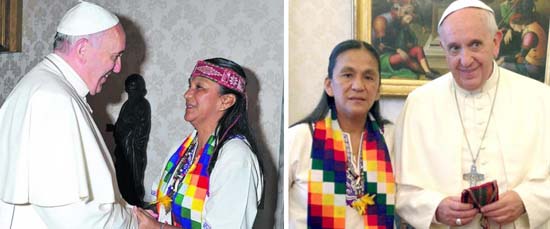 milagro sala pope francis